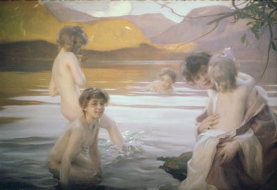 The First Bath by Paul Emile Chabas